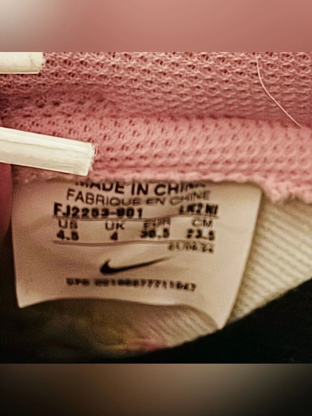 Nike Dunk Low Pink Grey GS 4.5 • Deadstock Clean • Lace Charms • Barbie Pop